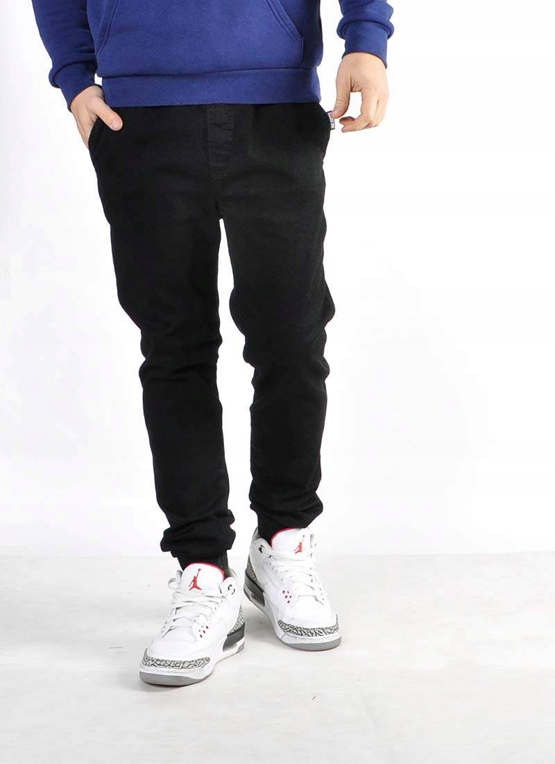Spodnie XL Bossline Cut Jeans Joggery Czarne Marka Bossline