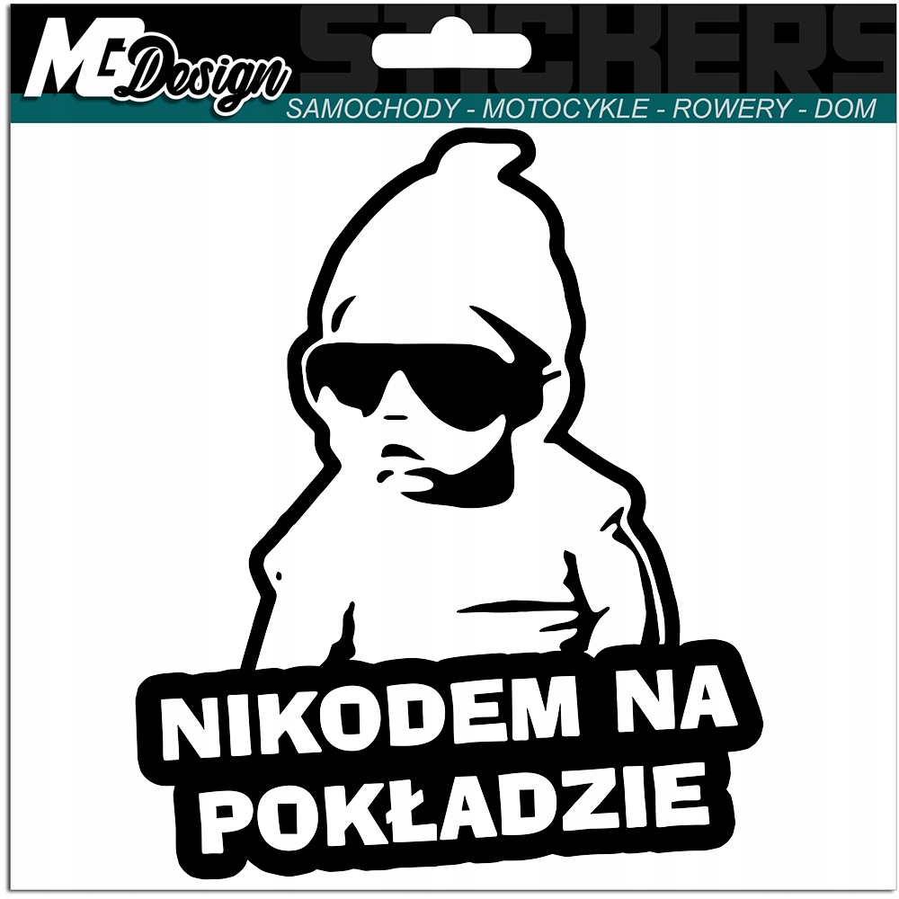 

Nikodem W Samochodzie naklejka Auto 18x14 kolor