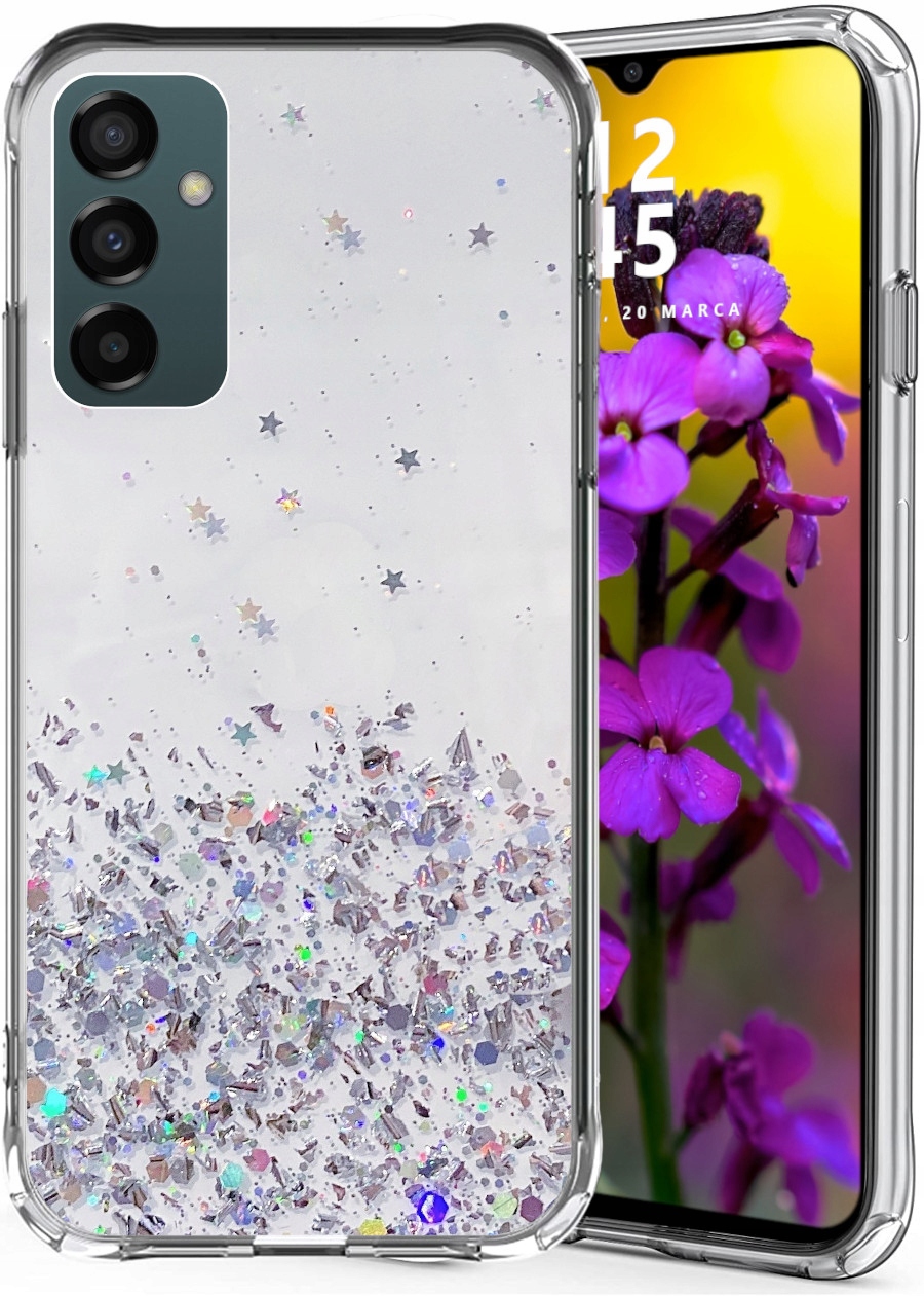 

Etui do Samsung M23 5G Glitter Case Brokat Szkło