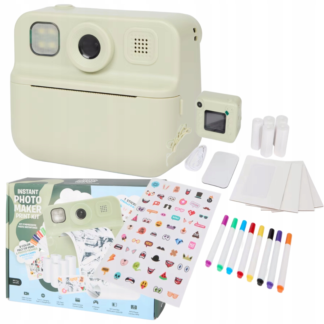 Aparat natychmiastowy z drukarką Vision akcesoria do dekoracji zdjęć