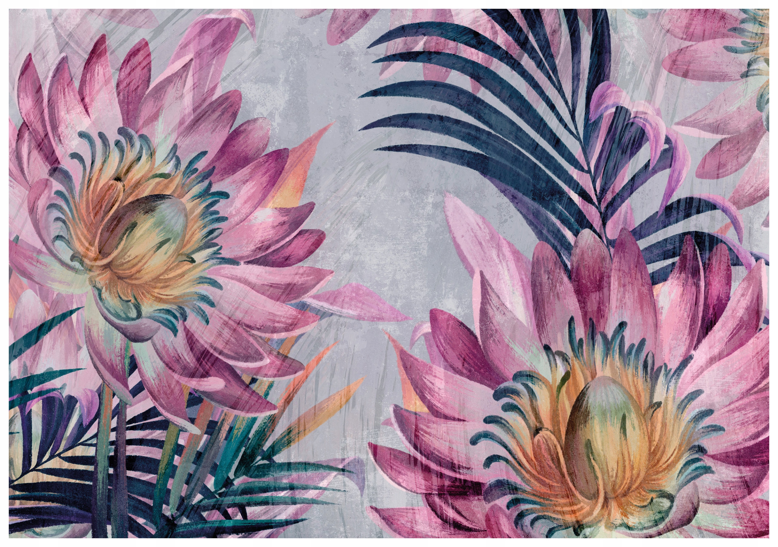 Květinová tapeta Abstrakce Příroda 300x210 Elegantní pozadí do interiéru lepidlo