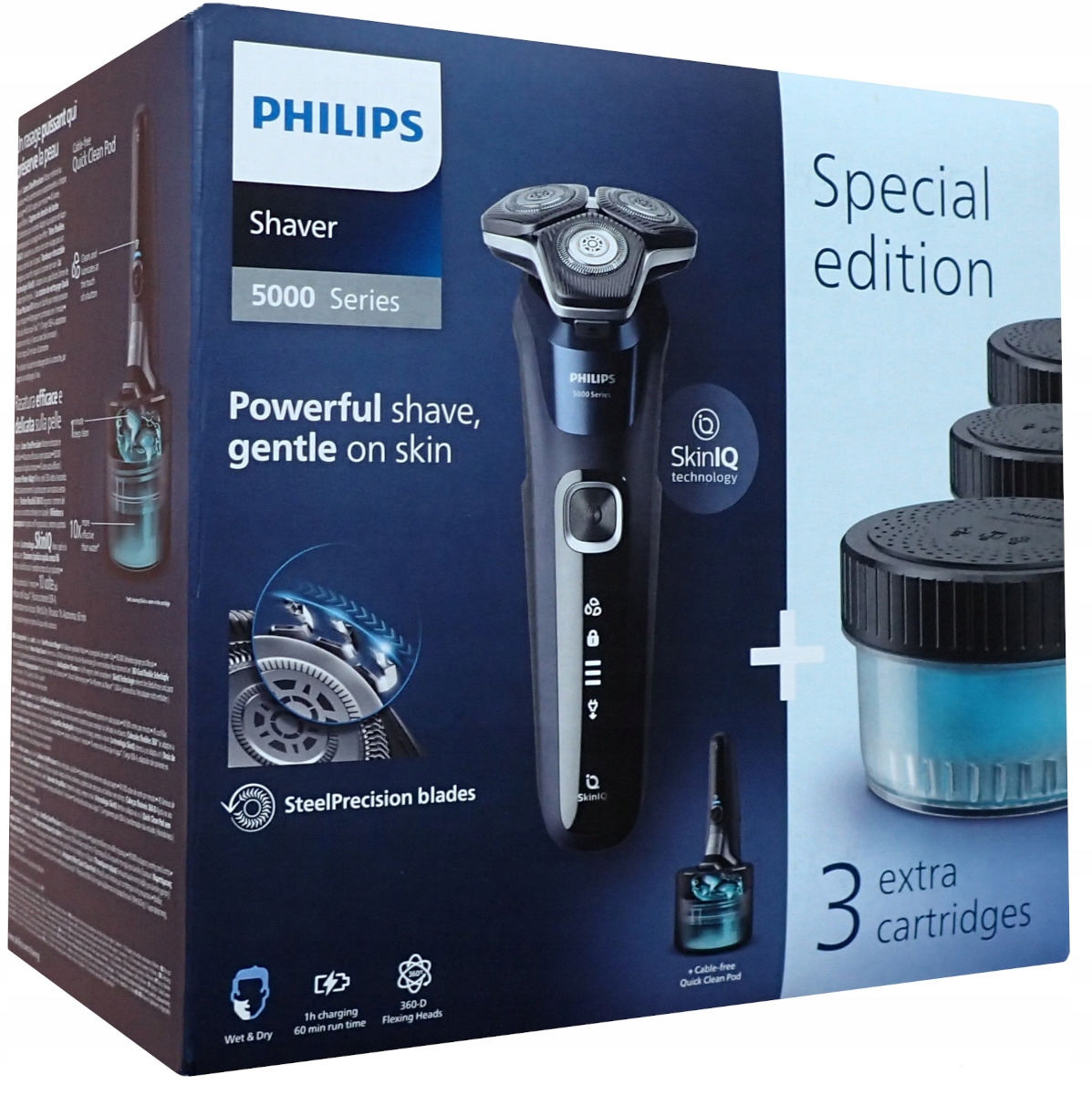 Holicí Strojek pro muže Philips Shaver S5885/69 základna 4x vložka Pouzdro