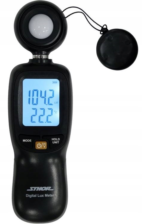 MIERNIK NATĘŻENIA ŚWIATŁA ŚWIATŁOMIERZ TERMOMETR Marka Sthor