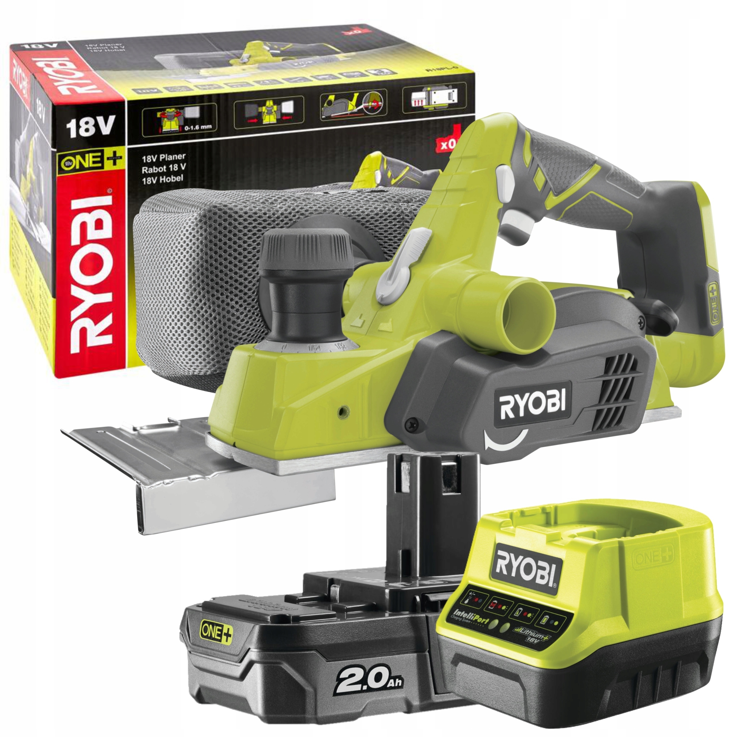 Akumulátorový Hoblík Ryobi One+ 18V R18PL-0 2Ah.