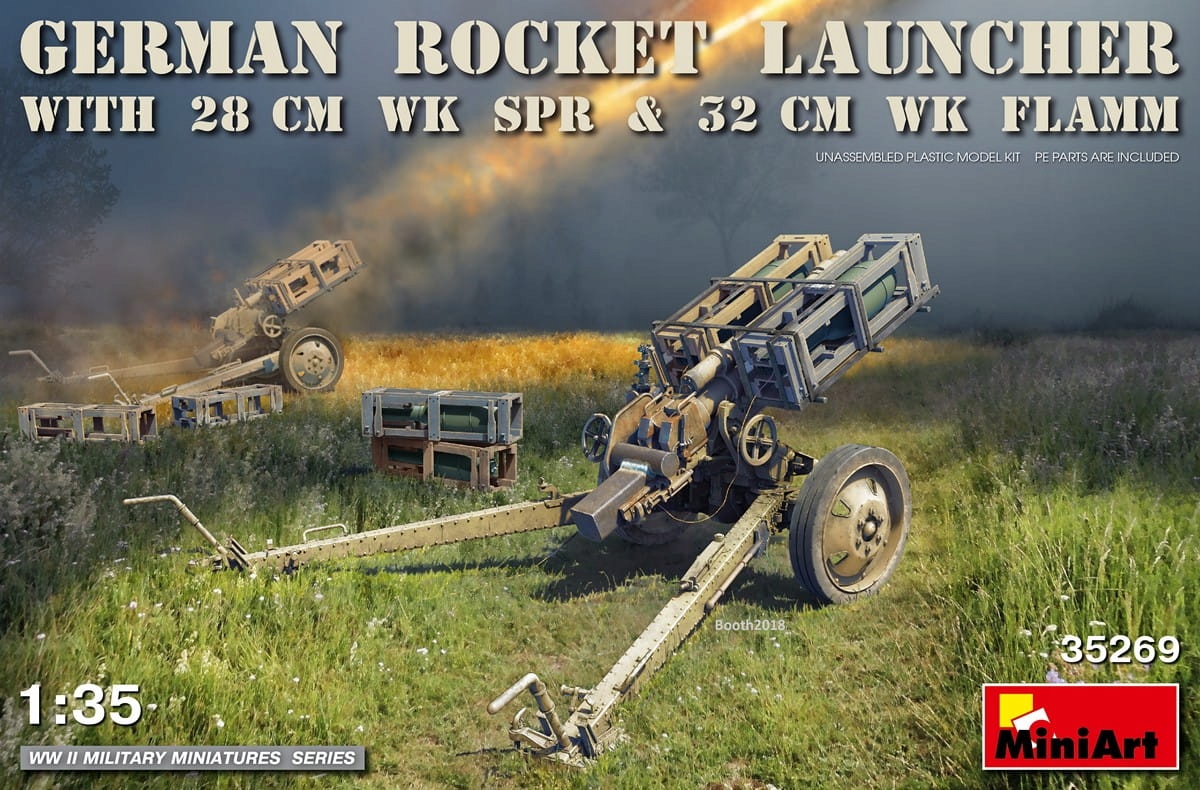 Německý raketomet s 28 cm Wk Spr a 32 cm Wk Flamm 1:35 MiniArt