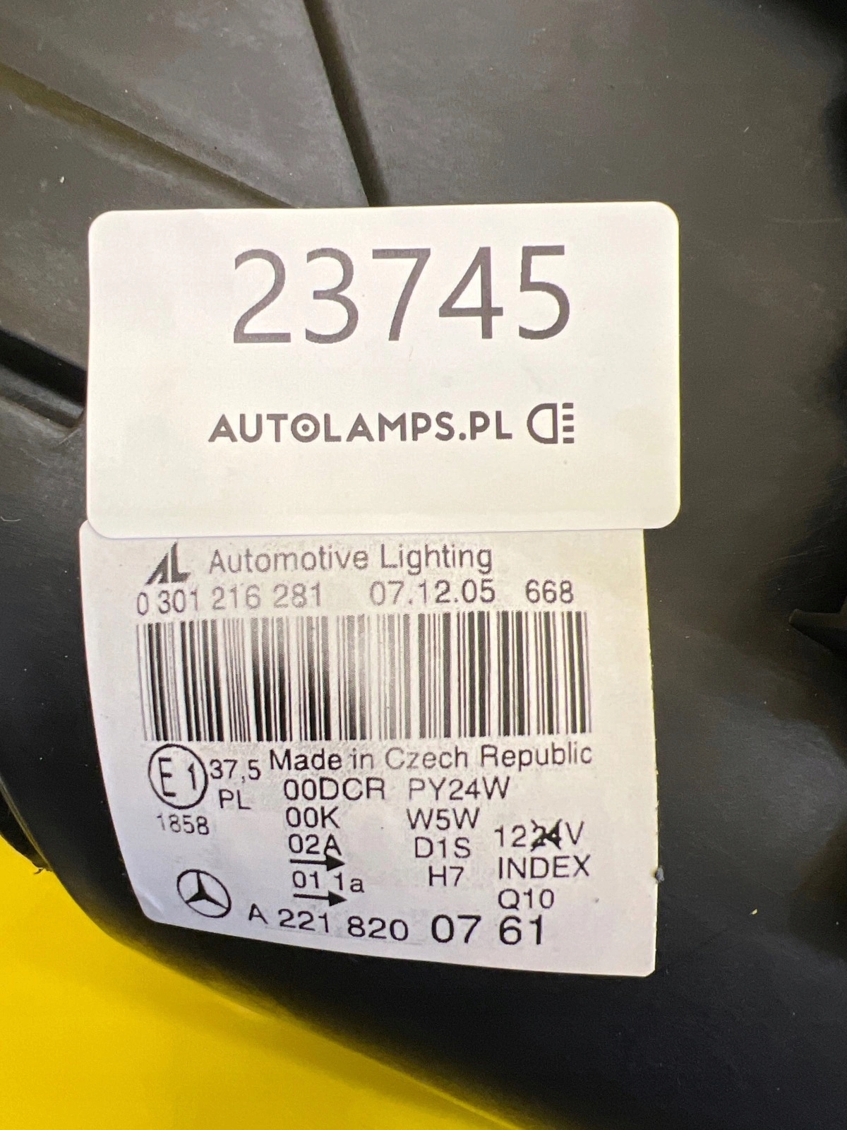 light left Mercedes-Benz S W221 A2218200761 Xenon