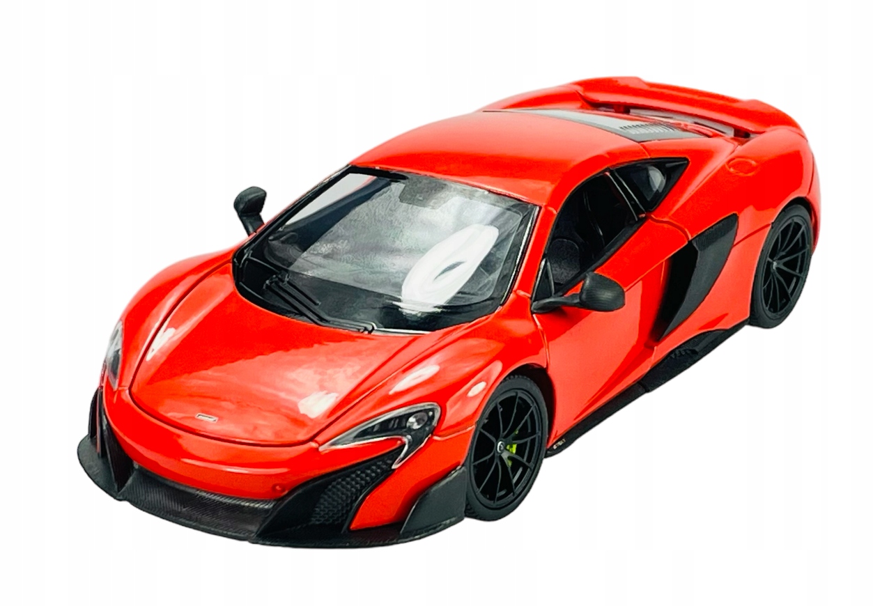Welly McLAREN 675LT Coupe Oranžová 1:24 Kovový Nový Model