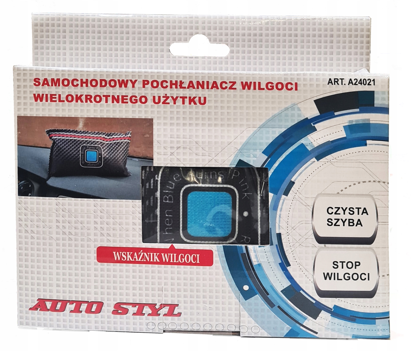 SAMOCHODOWY POCHŁANIACZ WILGOCI WIELORAZOWY 400g