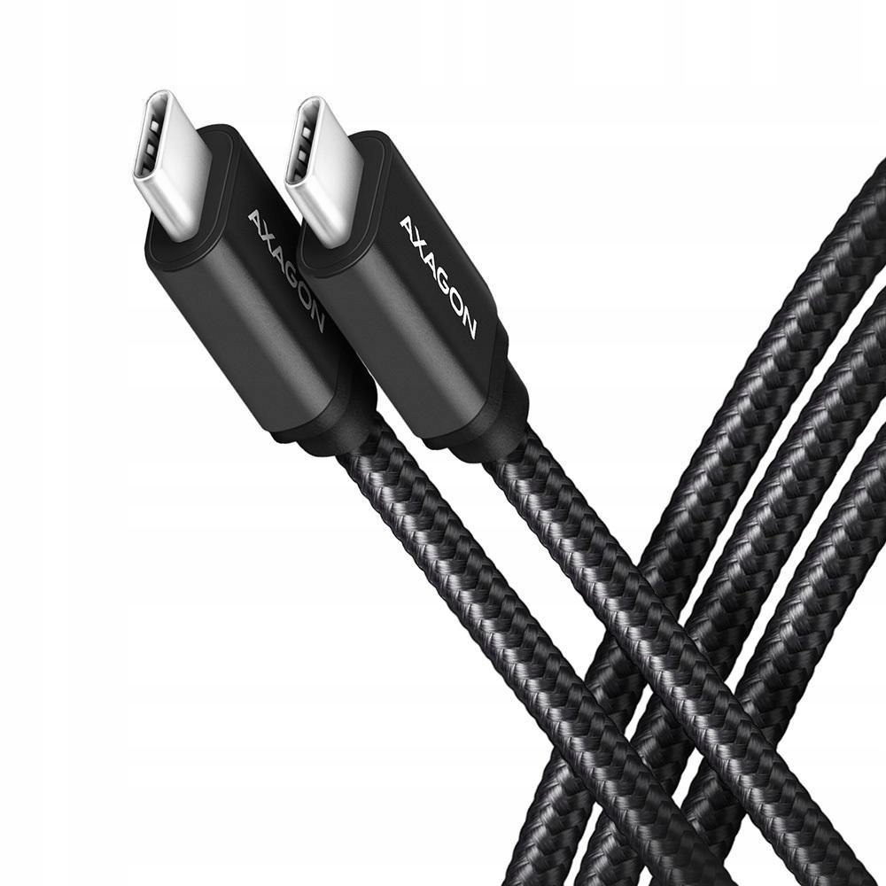Kabel Usb-c 3.2 Gen 2m, Pd 60W czarny Axagon