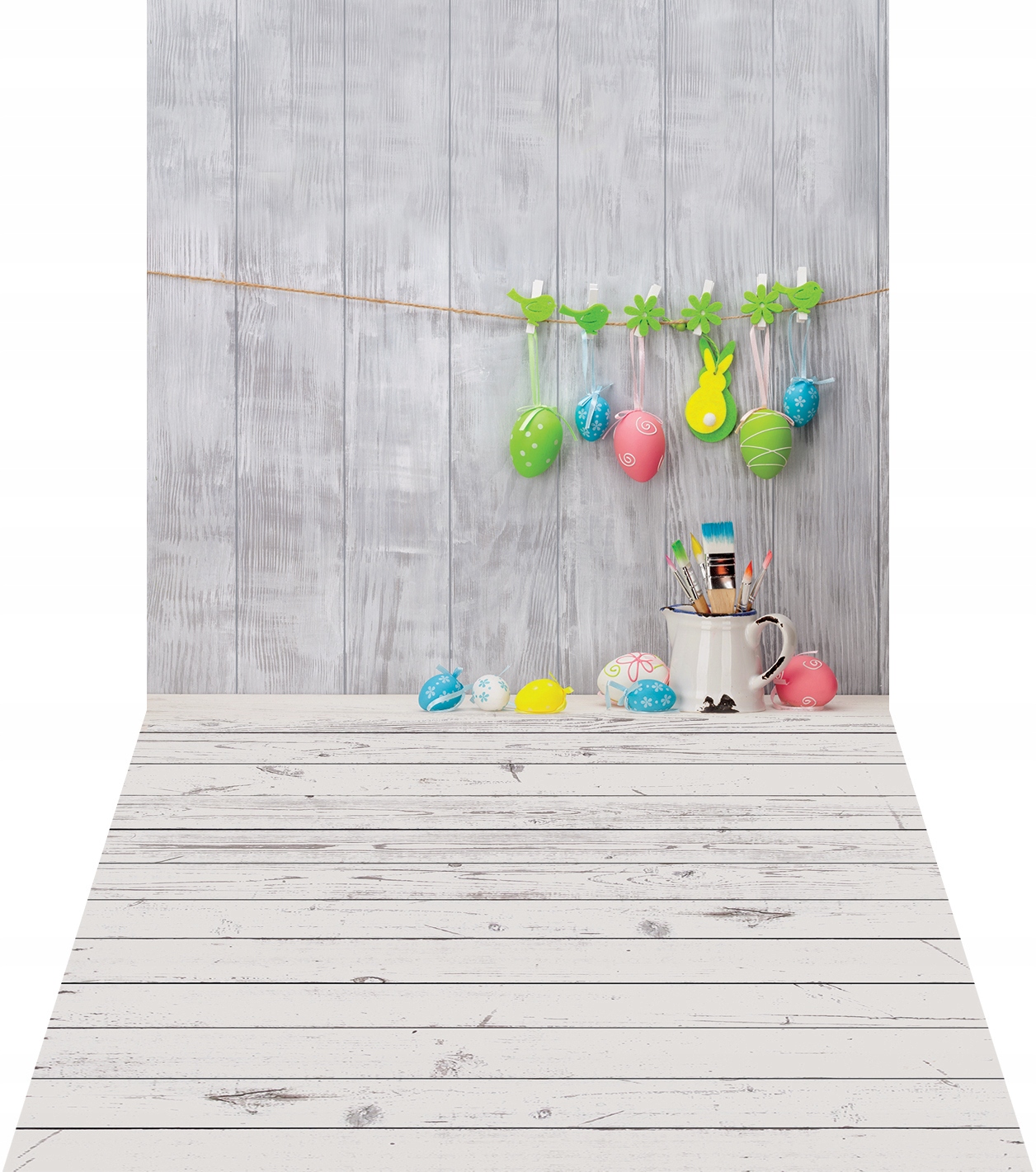 Grube tła WIOSENNE tło wielkanocne 160x300 WLKN048