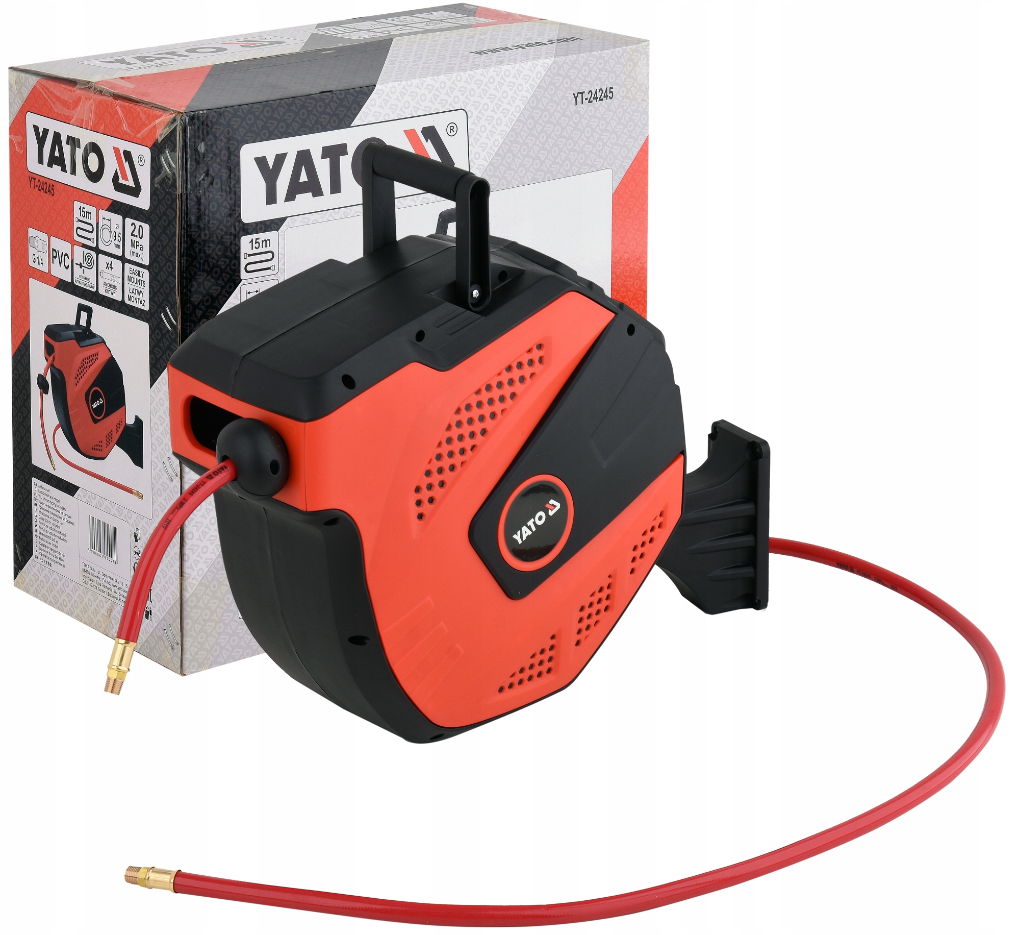 YATO PRZEWÓD PNEUMATYCZN 9,5MMX15M ZWIJAK YT-24245