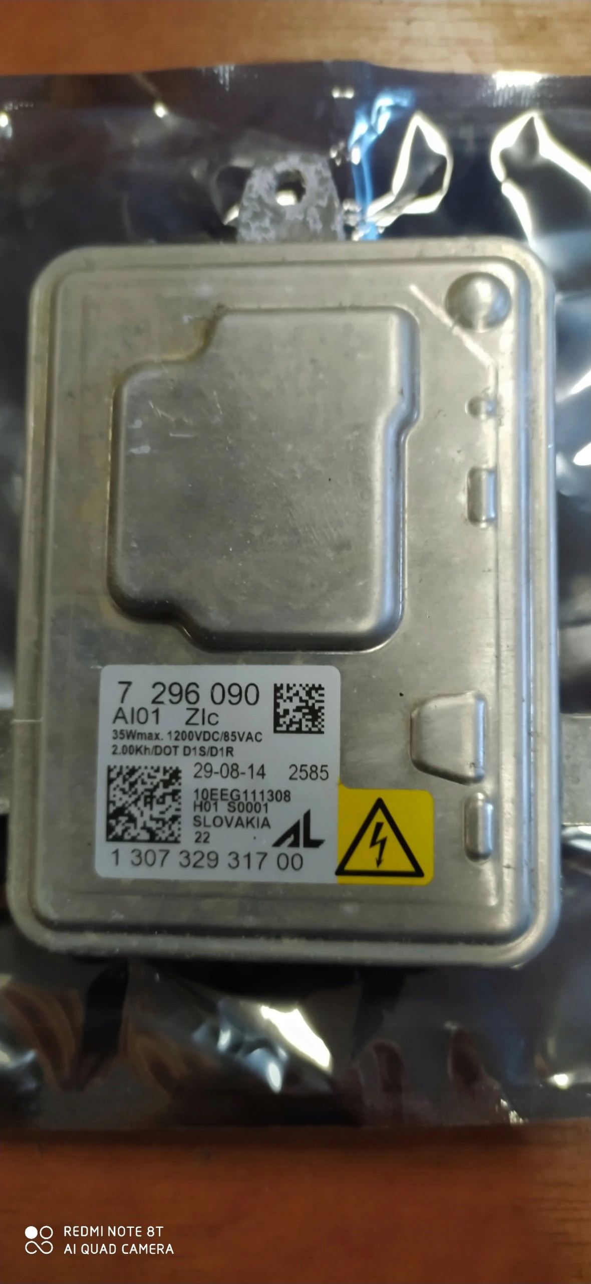 control unit BI XENON BMW 3 F30 7296090