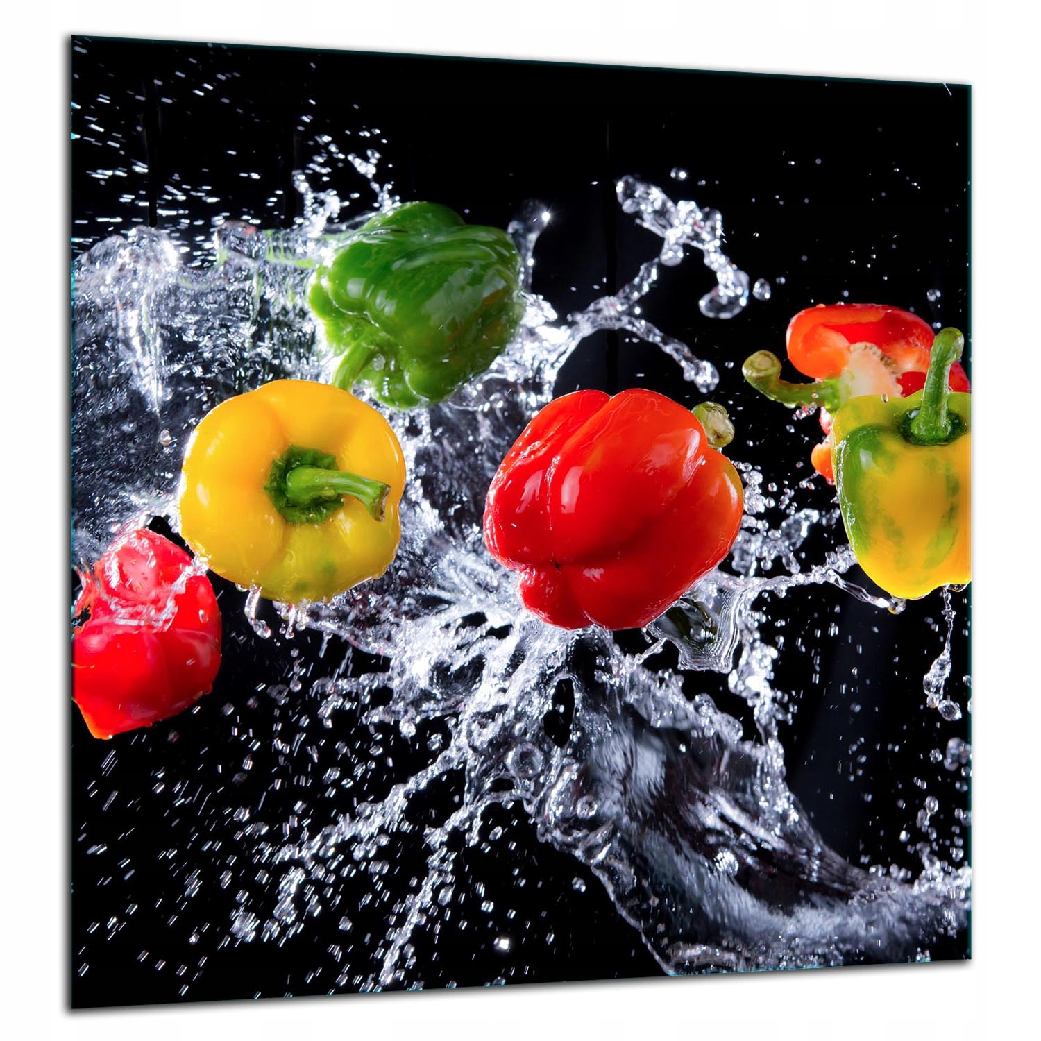 Skleněná Ochranná Deska Panel Lepidlo 60x65 Paprika