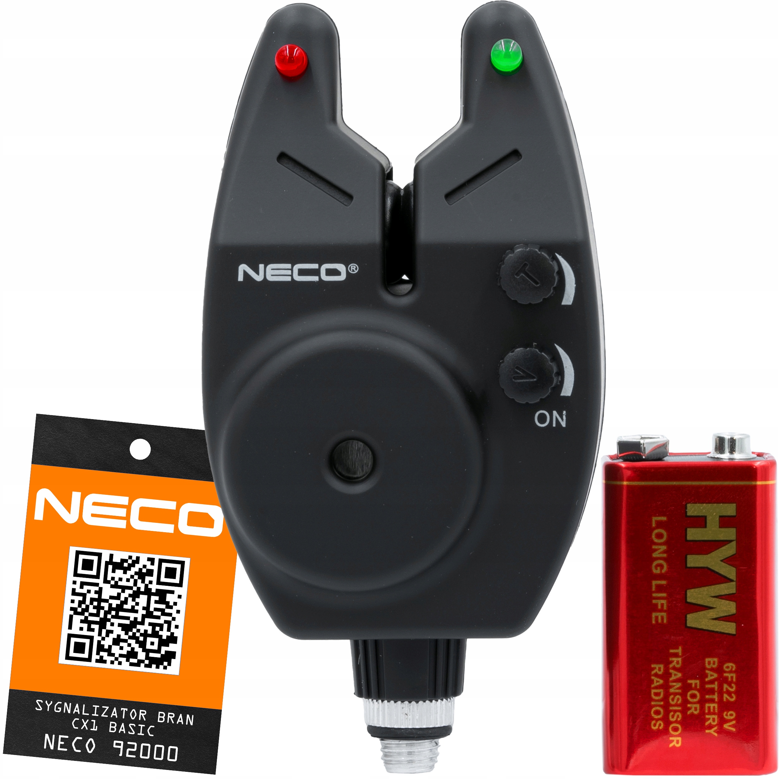 Eletroniczny Sygnalizator Brań CX1 Basic Neco Bateria 9V W Zestawie