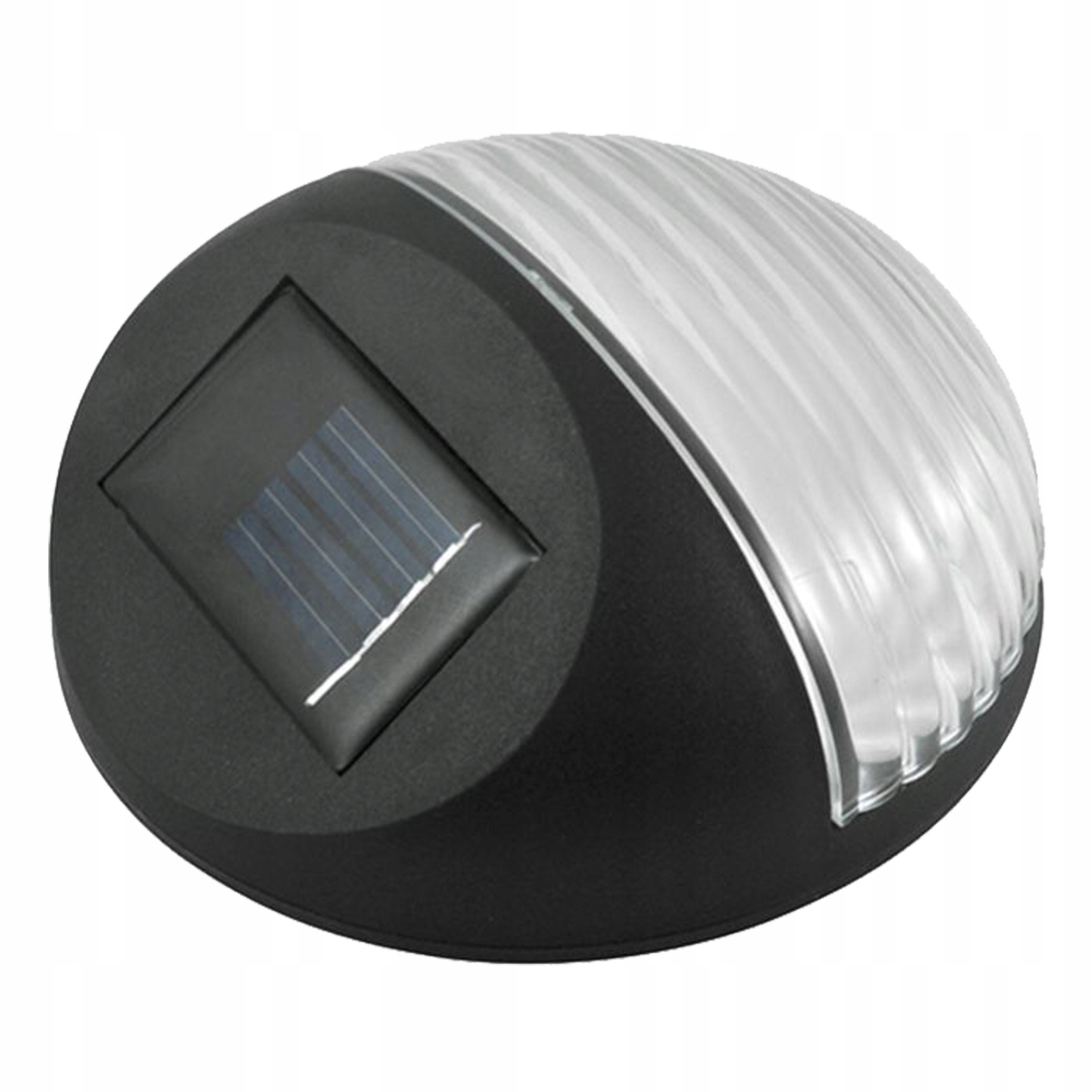 LAMPKA SOLARNA OGRODOWA LAMPA CZARNA Z PLASTIKU NA ŚCIANĘ ELEWACJĘ OGRÓD Kolor czarny