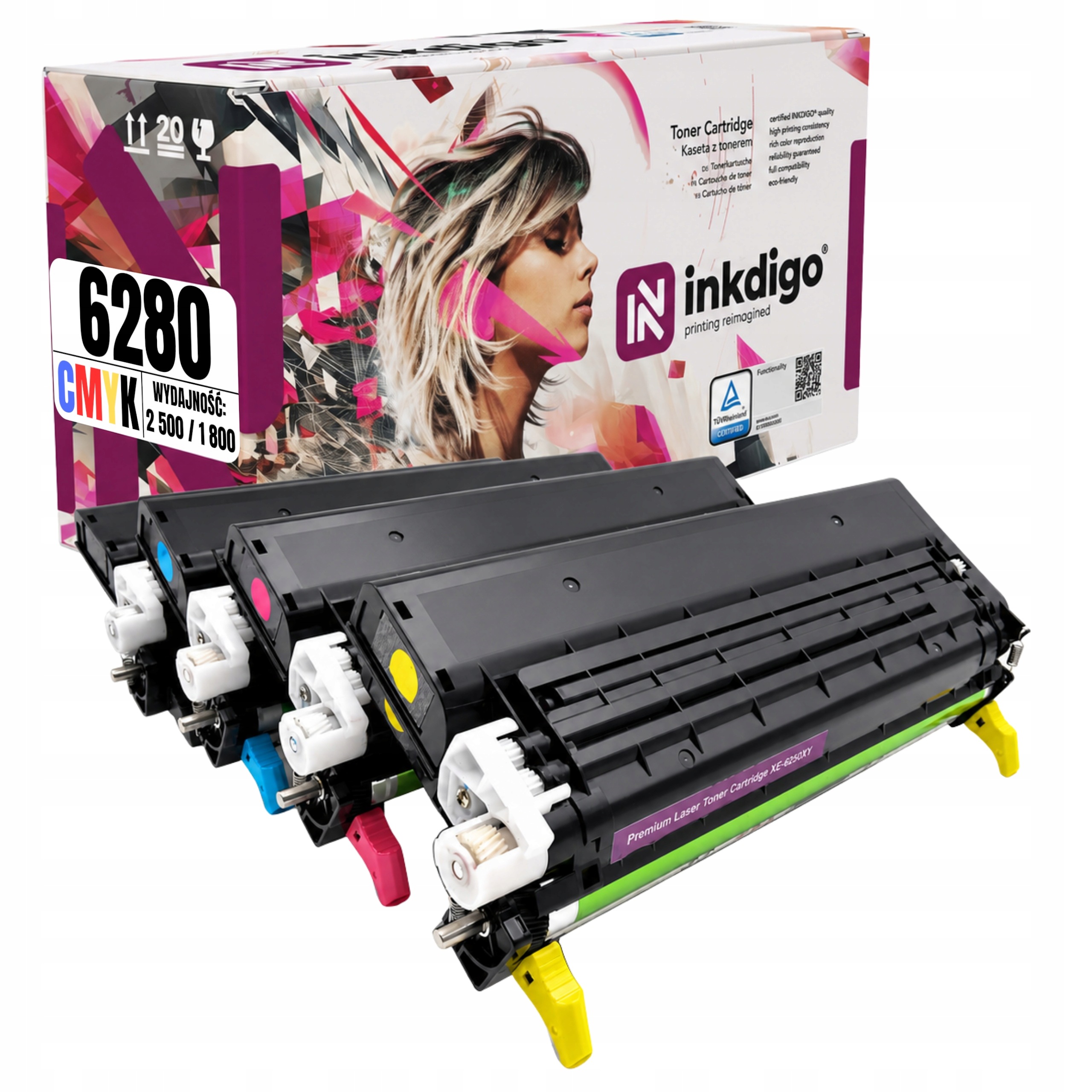 Sada tonerů pro Xerox Phaser 6280 106R014 Cmyk