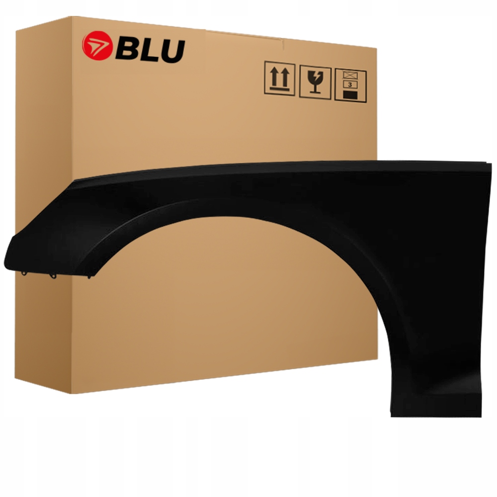 Blu Blatník Audi A4 B9 S4 LZ9Y levý černý 19- přední lift PhantomSchwarz