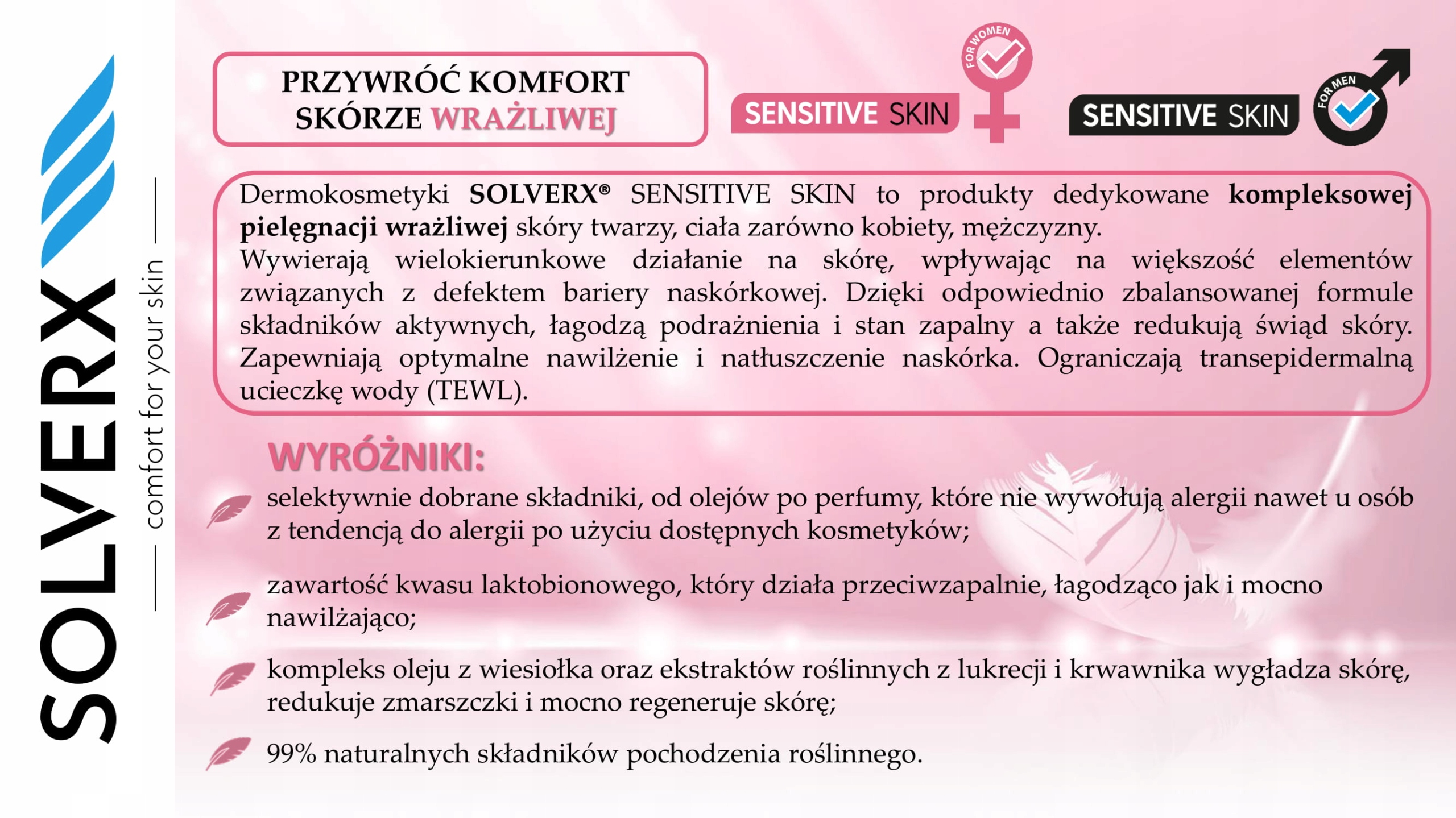 Solverx Sensitive Skin Tonik do Twarzy Skóra Wrażliwa 200 ml Marka SOLVERX