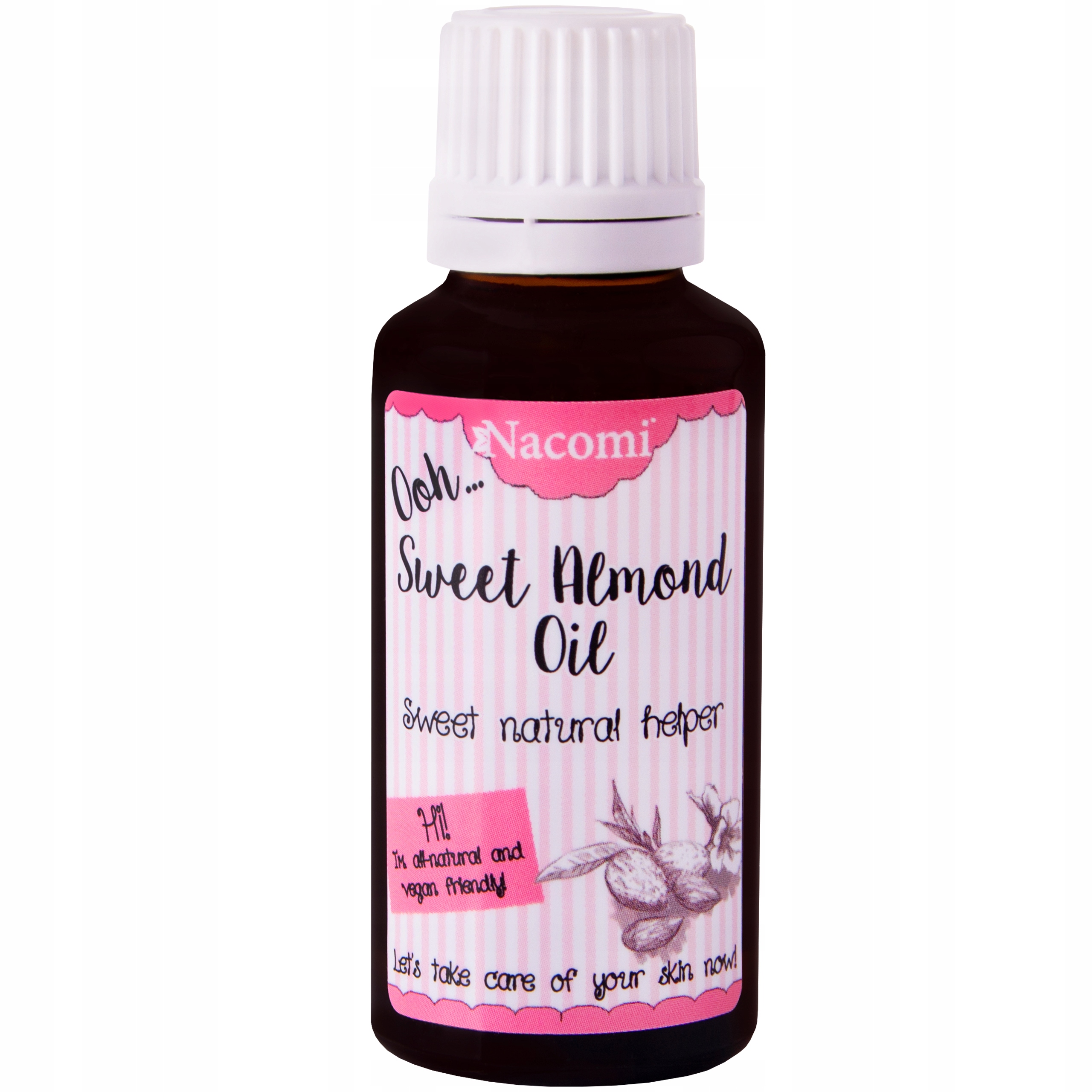 Nacomi Sweet Almond Oil миндальное масло с wit E бренд Nacomi