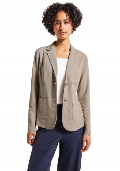 Street One Béžové Sako S Klasickými Klapkami 40 Jqd