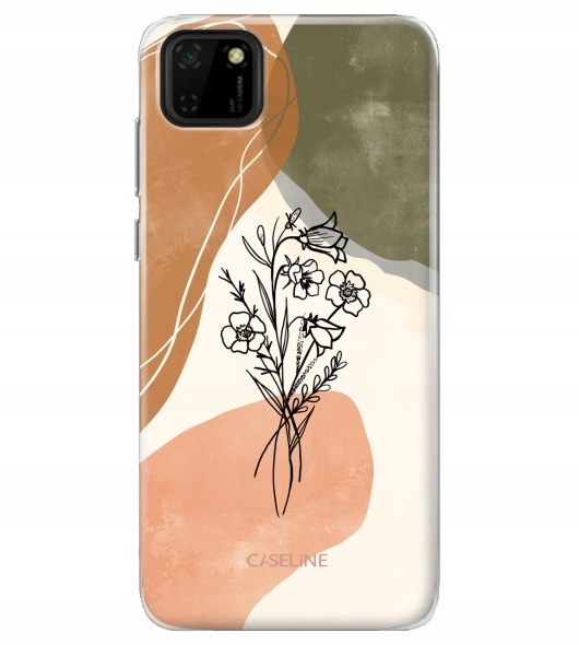 

Etui do Huawei Y5P case silikon wzory + Szkło