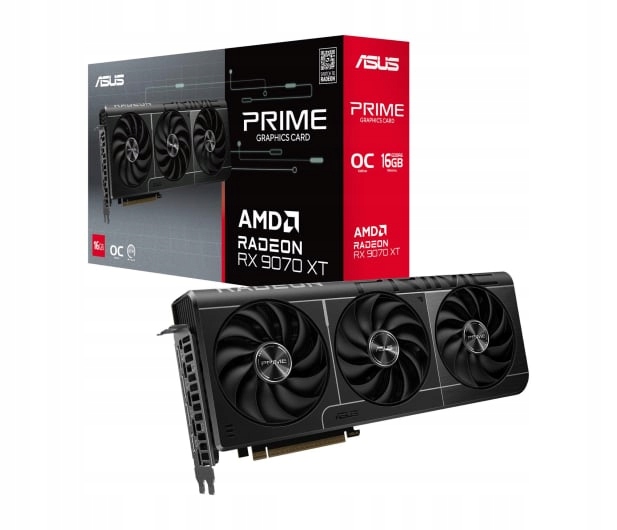 Karta graficzna Asus Radeon Rx 9070 Xt Prime Oc 16GB GDDR6