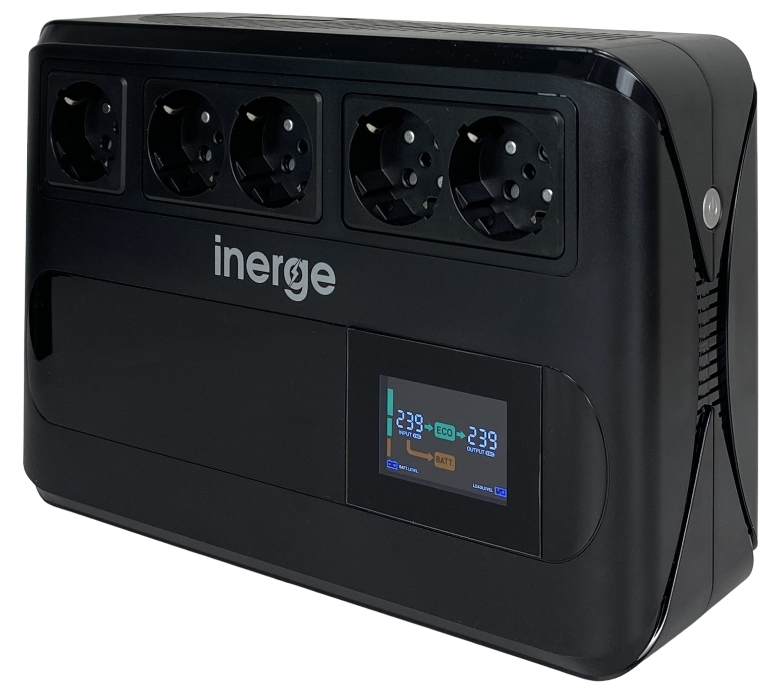 Zasilacz awaryjny UPS 1000 LCD 1000W / 600W 5 gniazd +PROGRAM+AVR+RJ+USB