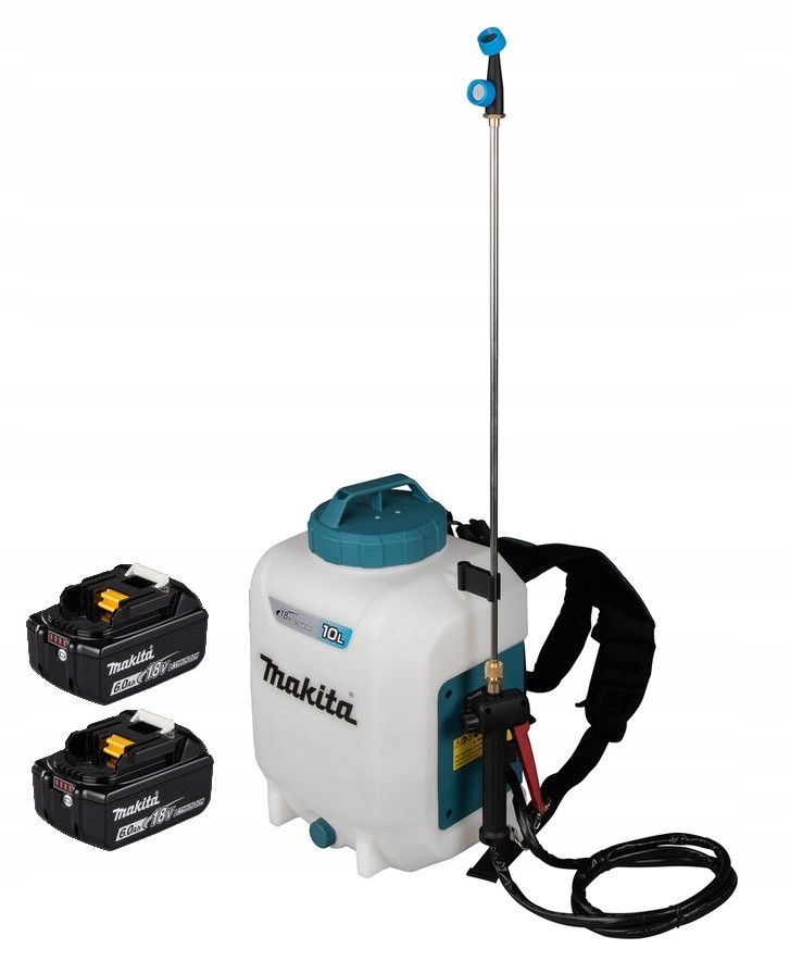 Makita Aku Opryskiwacz Plecakowy Lxt 18V 10L 2x6Ah BL1860 DUS108Z