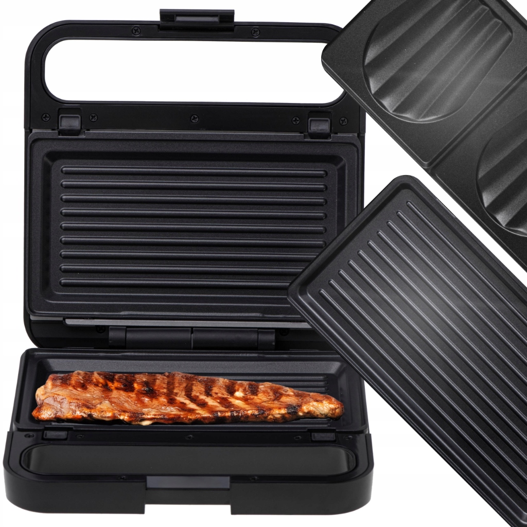 Sendvičovač 2v1 Toustovač Gril Panini Sandwich Povrchová úprava Non-stick