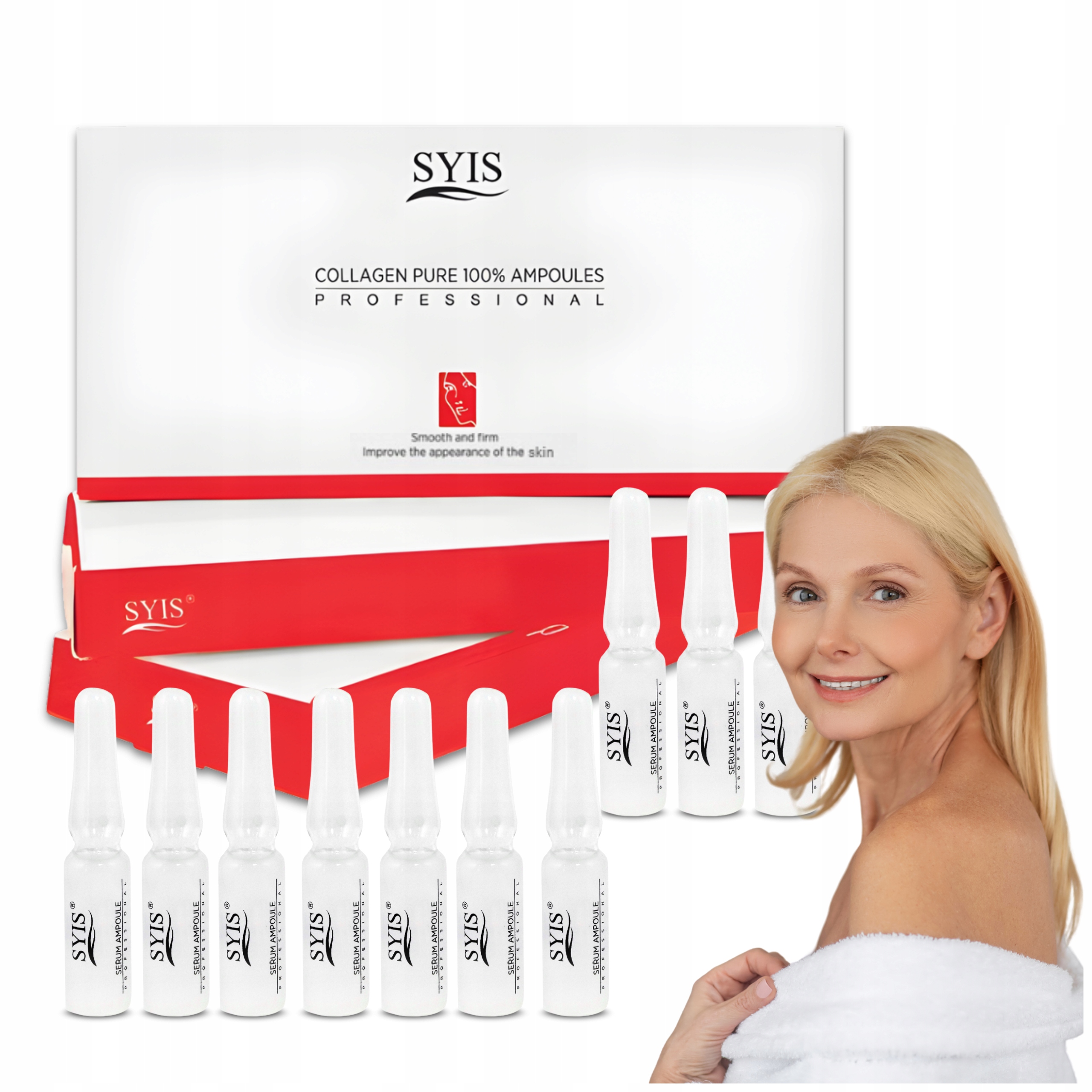 Syis Ampulky Lifting Tripeptid Viper Sérum Jedu Hada Vrásky 10x3ml