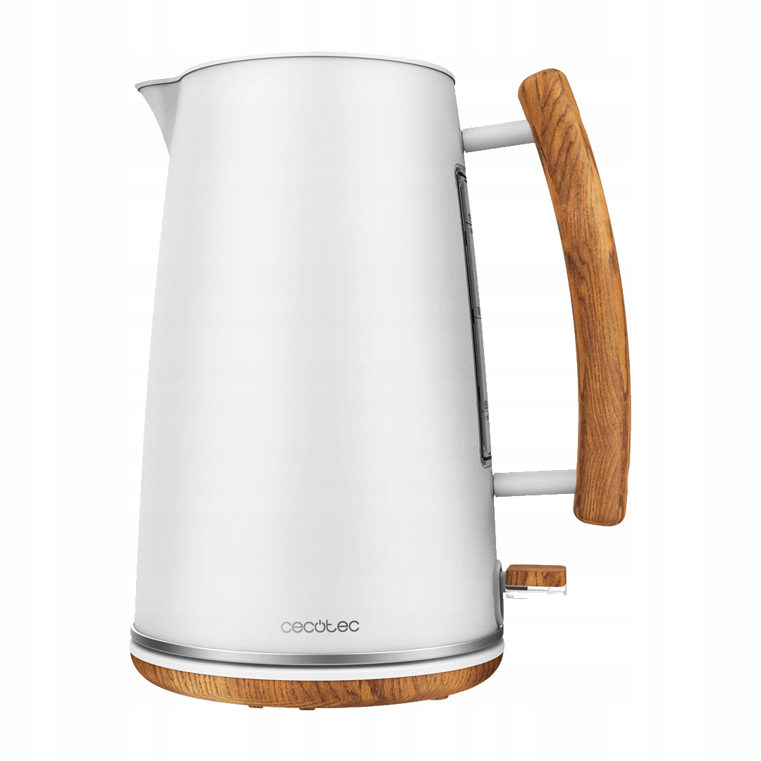 Elektrická kanvica Cecotec Thermosense 400 biela drevená