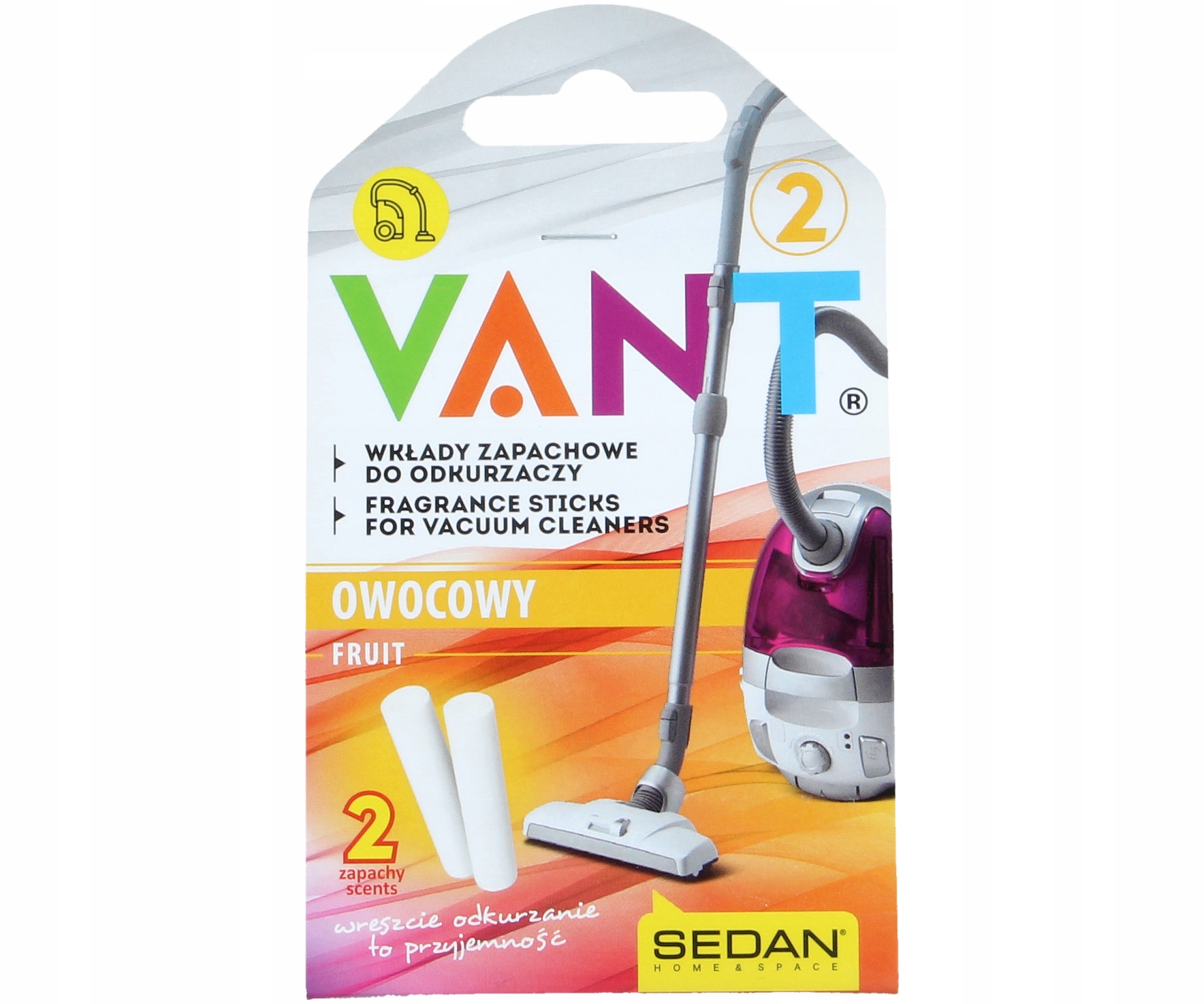 Zapach Vant owocowy do odkurzacza Bosch | 2szt