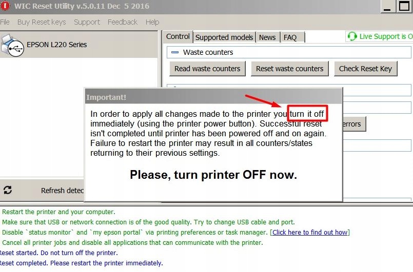 Kod Reset Epson Po polsku Sam Odblokujesz KODEM Rodzaj reseter