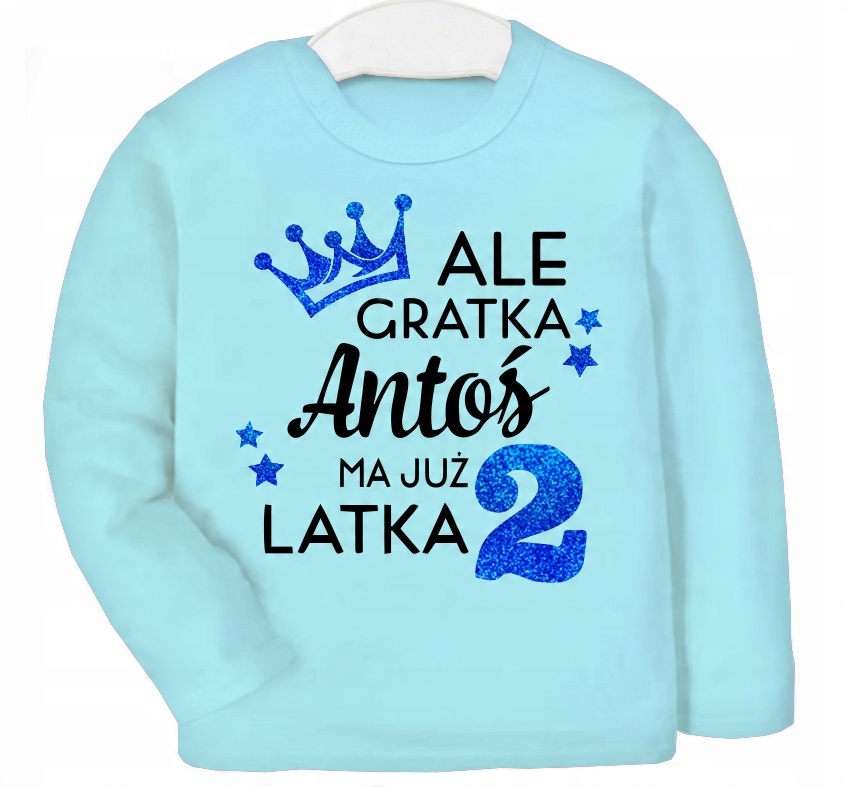 

Bluzka koszulka Ale gratka mam 2 latka Imię r 92