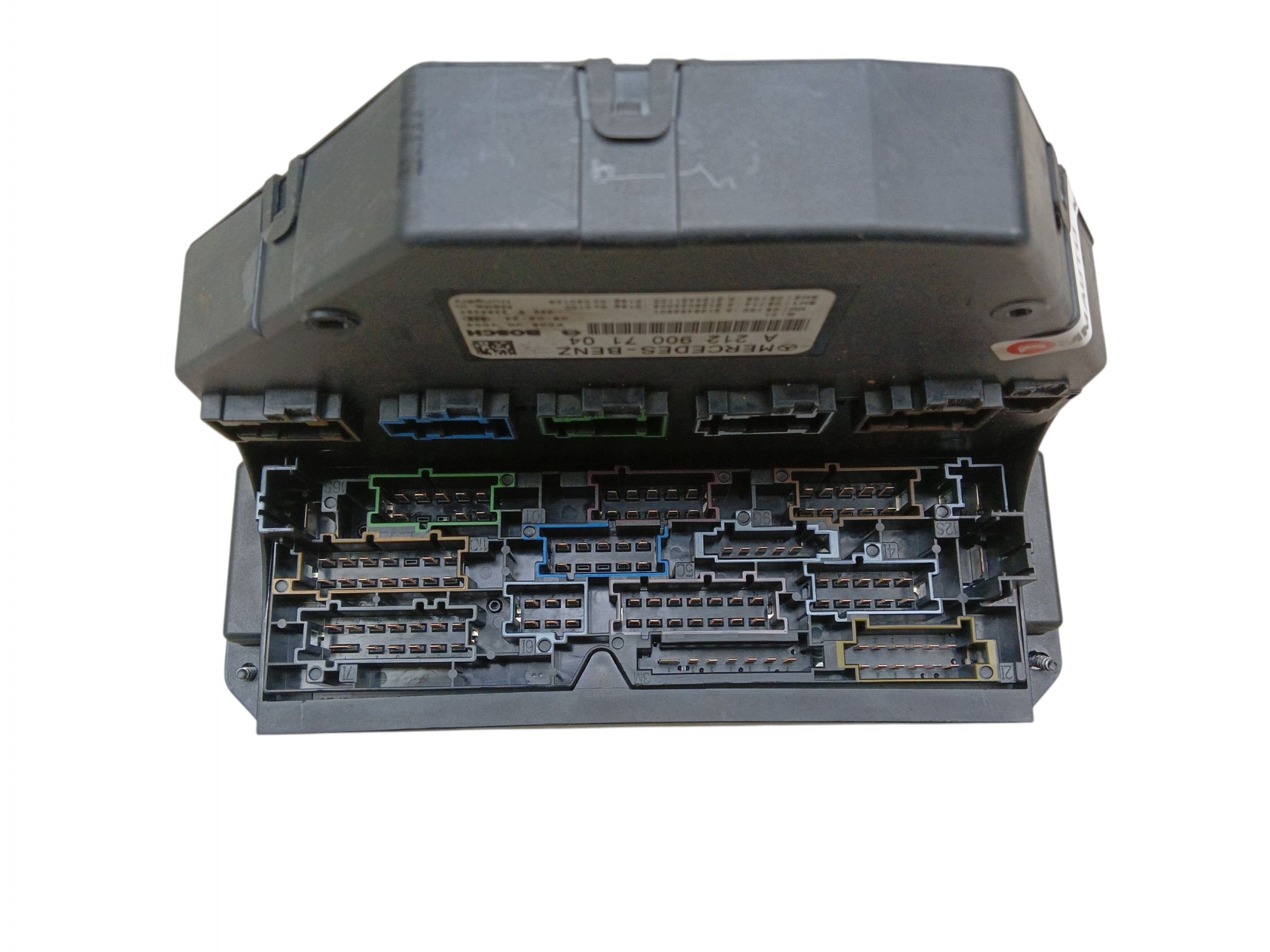 compartment of fuses module control unit SAM MERCEDES E W212 A2129007104