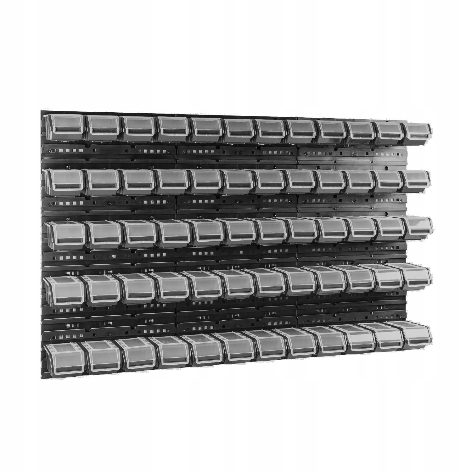 

Ścianka 120x80cm 60 kuwet pokrywki organizer