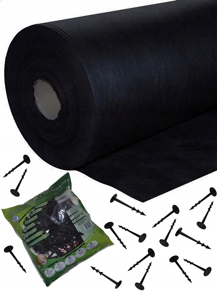 

Agrowłóknina 100g/m2 20 metrów+szpilki Gruba Mocna