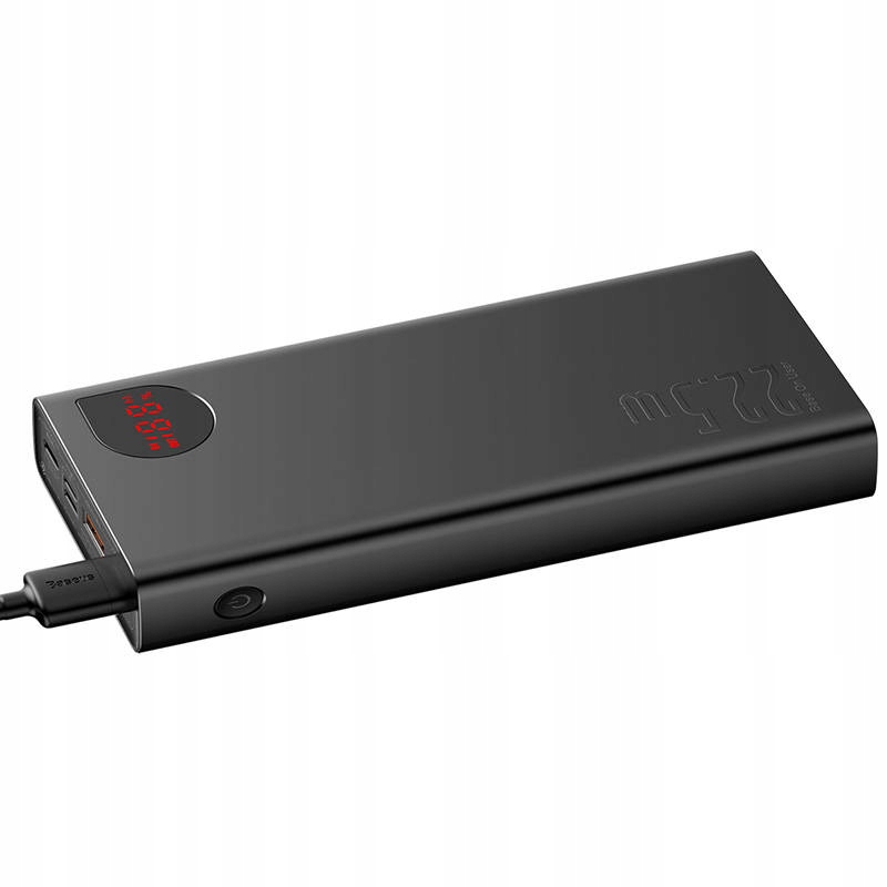BASEUS POWERBANK WIELOFUNKCYJNY KOMPAKTOWY 20000MAH 22.5W LED PD3.0+ QC 3.0 Pojemność akumulatora 20000 mAh