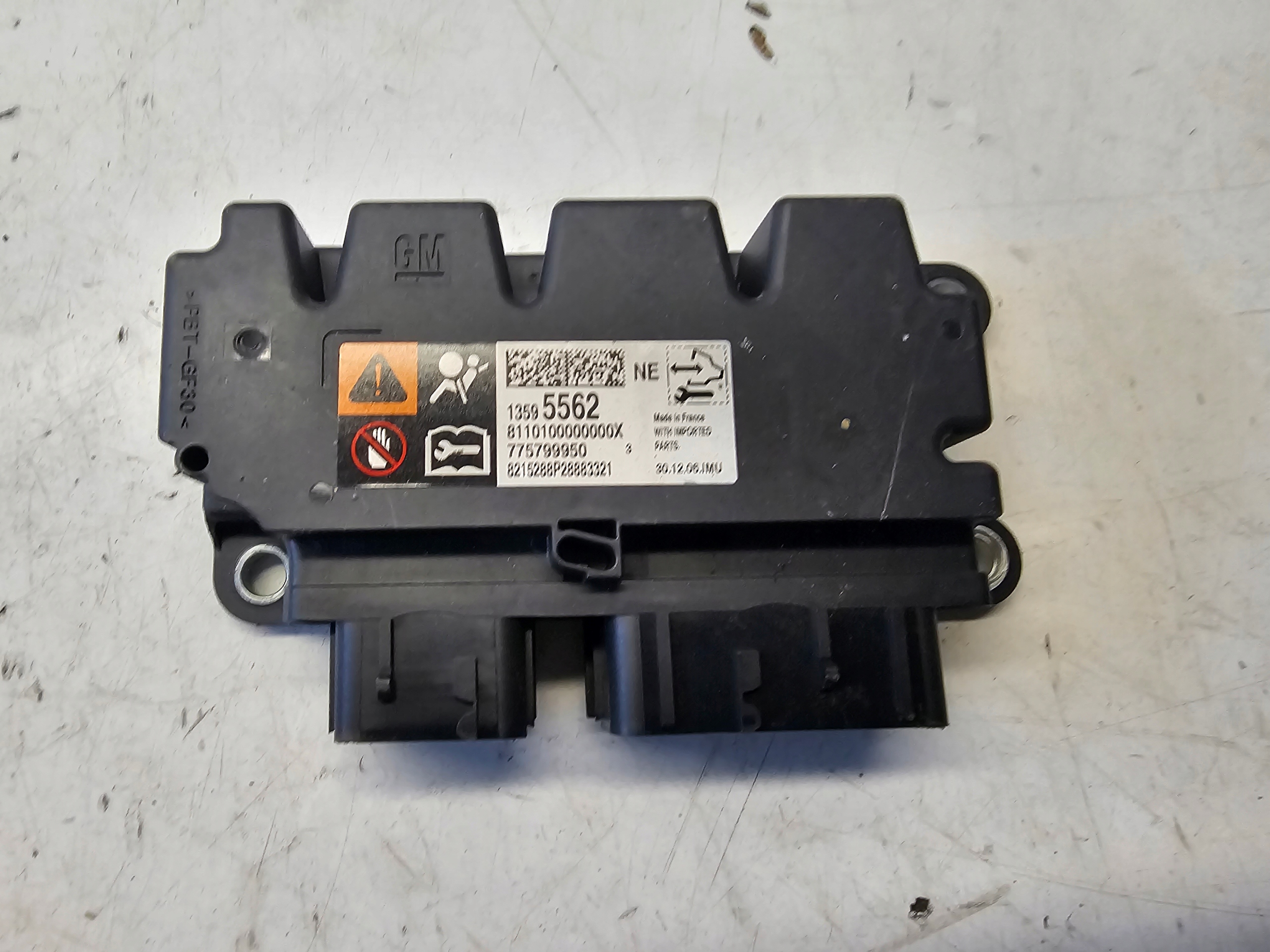 OPEL ZAFIRA C modulo SENSOR airbag 13595562