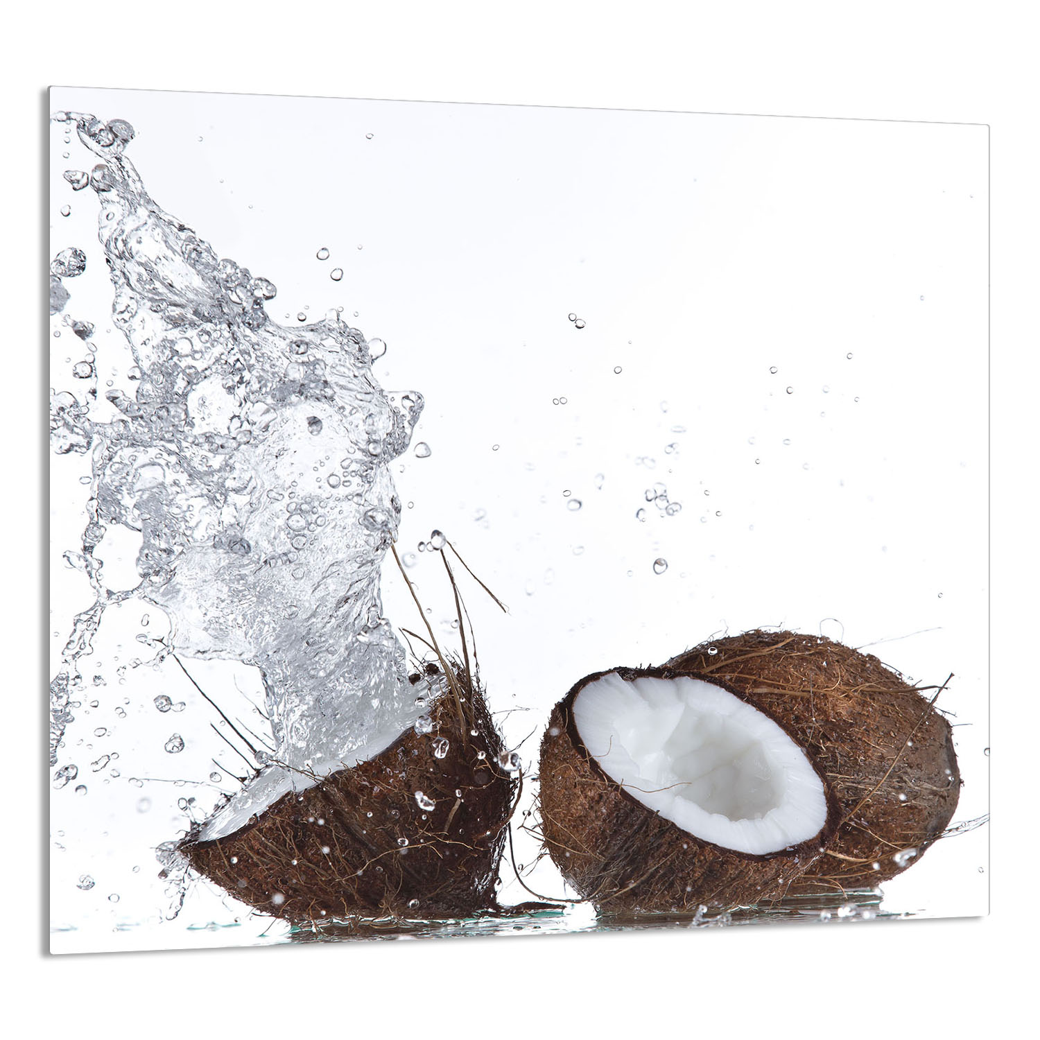 Skleněný Panel Do Kuchyně 65x60 Kokos Tvrzené Sklo