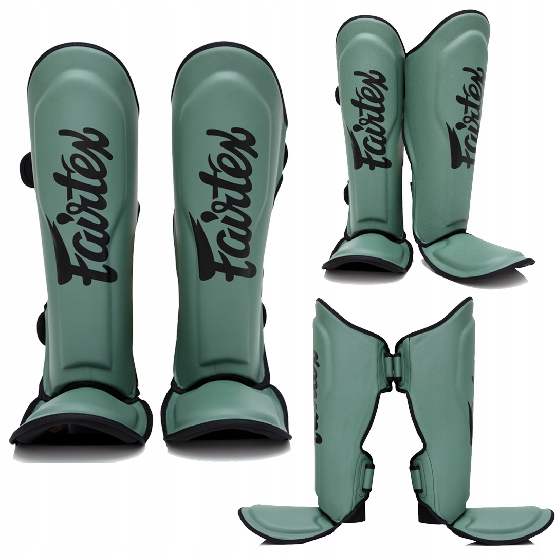 Ochraniacze Na Piszczele Fairtex x Booster Skintex Zielone r. M