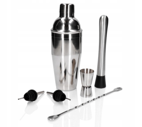 

Zestaw barmański - shaker 550 ml - 6 elementów