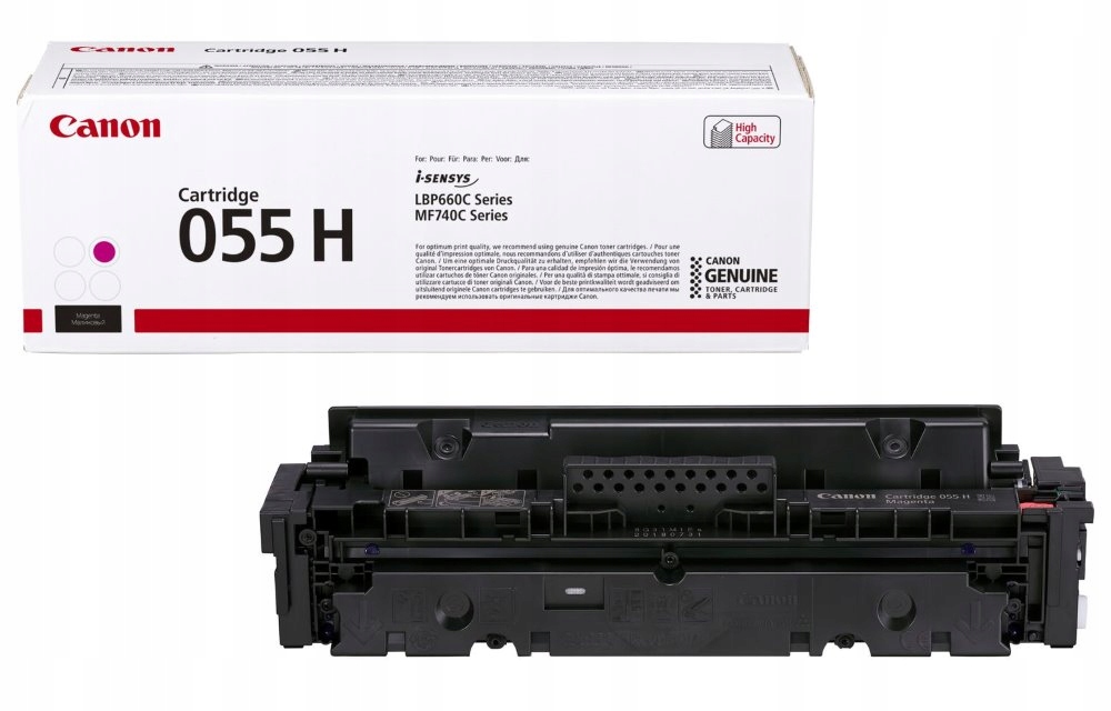 Canon originálny toner 055HM (purpurový, 5900str.) pre Canon MF742Cdw, MF74