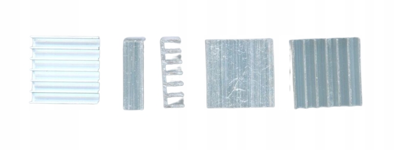 RADIATOR ALUMINIOWY 20x20x6MM OPAKOWANIE 10 SZTUK