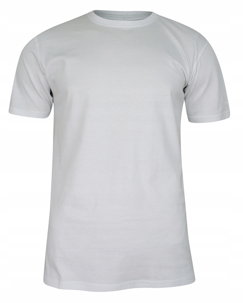 

Gładki Biały Bawełniany T-shirt Pako Jeans XXL
