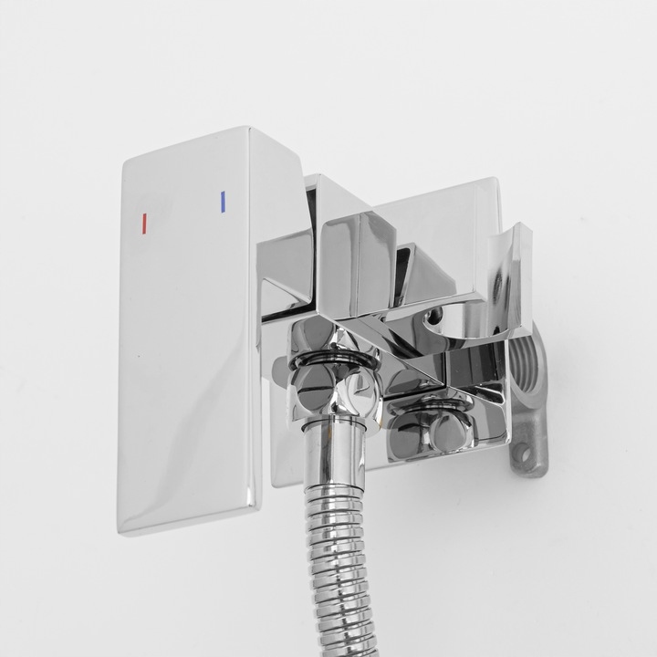 Bateria bidetowa FENIX chrom podtynkowa połysk Rea Kolor chrom