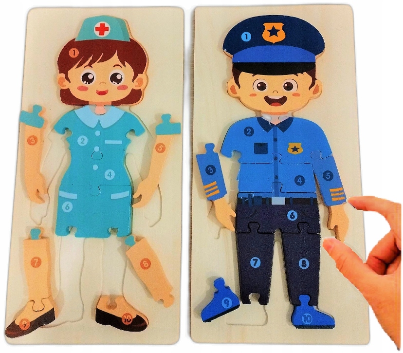 

Układanka Zawody Duże Puzzle 3D Zestaw 2 Sztuki XL