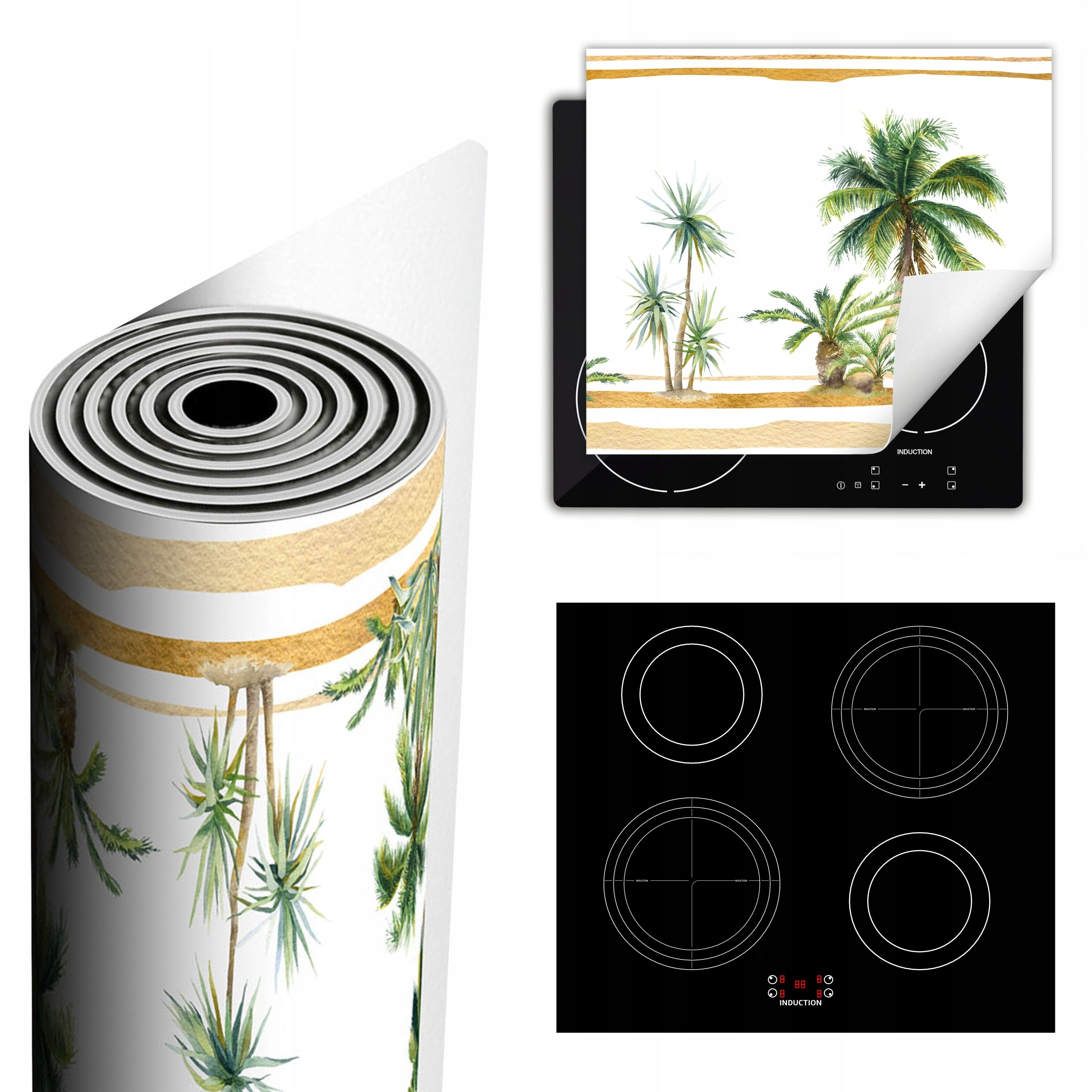 Ochranná Podložka Na Sporák Má Více Místa 60x52 palmy