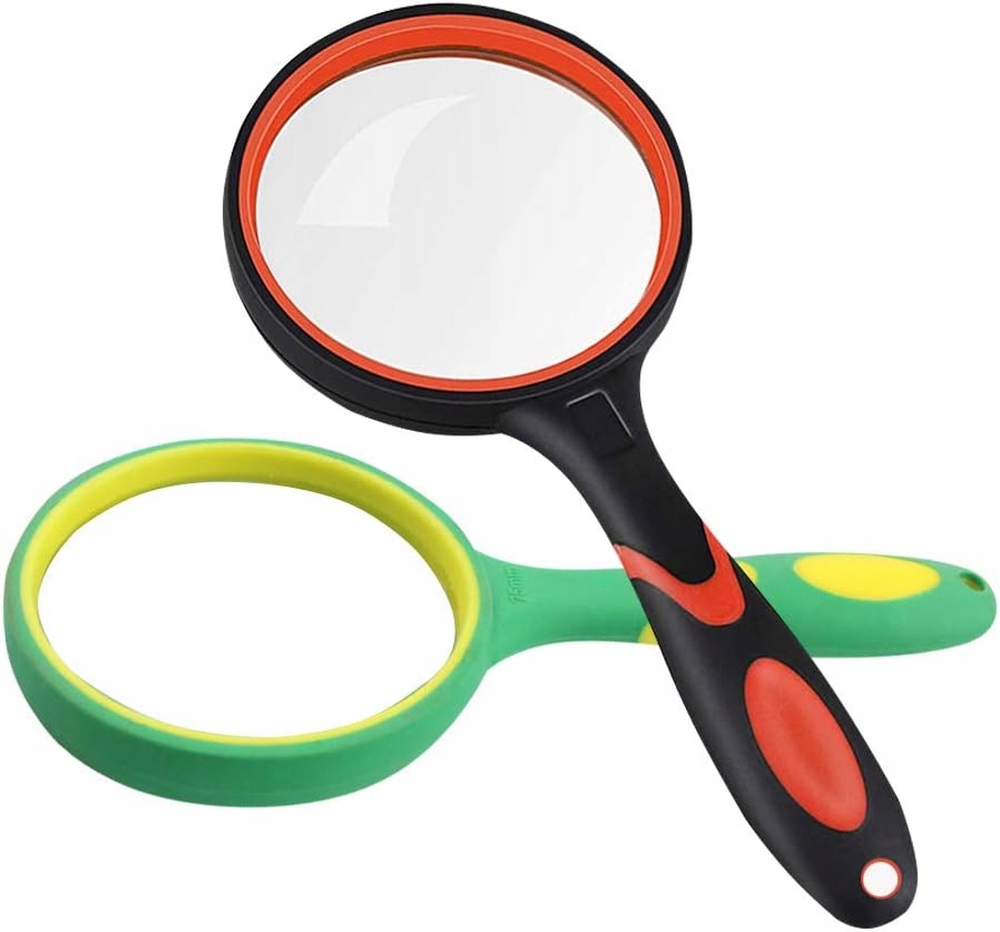 Lupa Sklo Zvětšující Pozorování Čtení 2 Ks