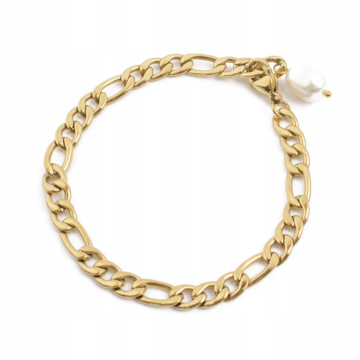 

Bransoletka Na Nogę łańcuch Stal 316L Pozłacany